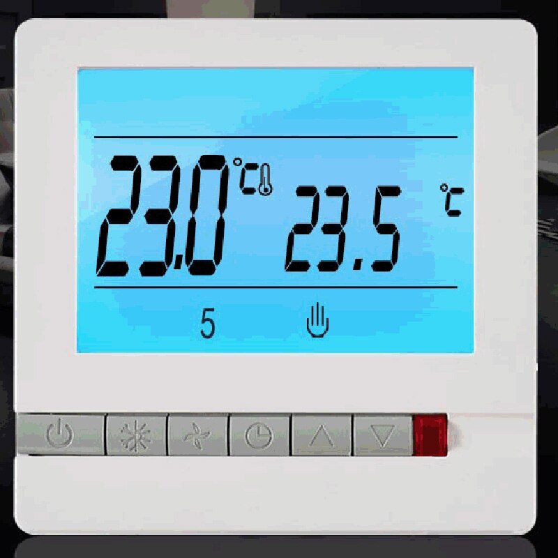 16a 230v elektrisk golvvärme termostat temperaturregulator instrument programmerbar termostat lcd-display sn elektrisk