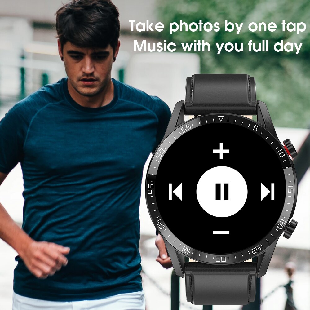 Melanda L13 Smartwatch Herren EKG+PPG Blutdruck Herzfrequenz Anruferinnerung Wasserdicht
