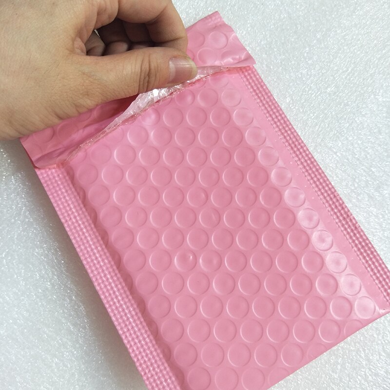 25 stk boble kuvertpose pink boble polymailer selvforseglet postposer polstrede kuverter til bogmagasin foret mailer 11 x 15cm