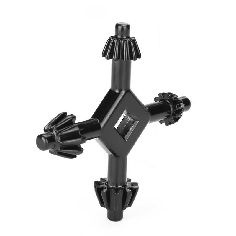 4 in 1 Drill Chuck Key 4 Way Drill Press Chuck Dey 3/8" 1/2" Chucks Universal Combination Hand Tool Accessories