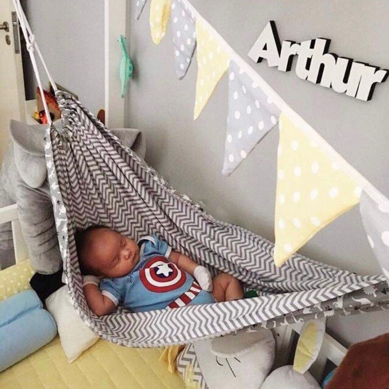 freundlicher Hängematte Schaukel drinnen draussen Hängenden Korb freundlicher Baumwolle Tuch Tasche Stuhl Baby Zimmer Heimat Dekorationen