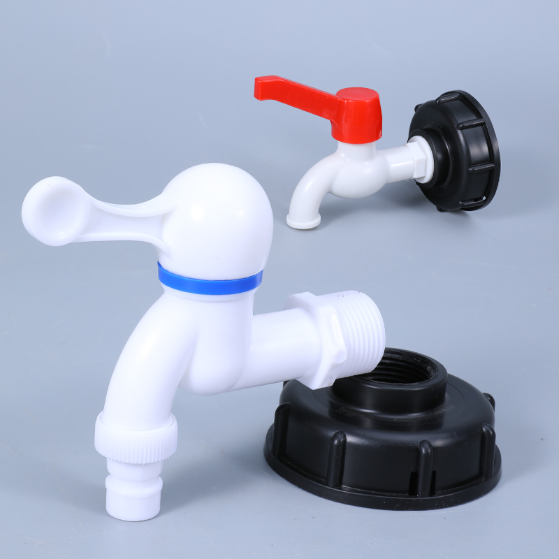 S60*6 to 1/2 &quot; 3/4 &quot; vattentank utlopp hink koppling förlängd trädgårdsslang koppling ibc vattentank adapter