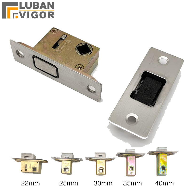 Magnetic mute magnetic lock Silent lock body Bathroom door magnetic lock core Eccentric lock Margin 22mm 25mm 30mm 35mm 40mm 50