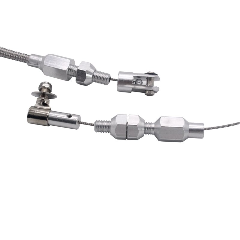 24 Inch Throttle Cable Braided Stainless Steel Universal Accelerator for Mopar Ford GM Chevrolet