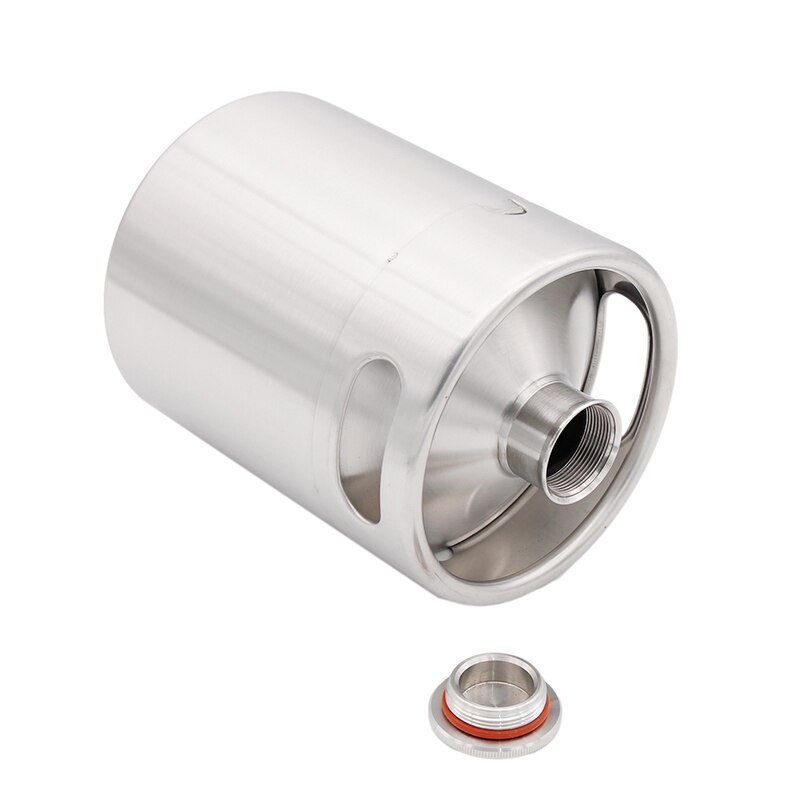 Mini fût de bière en acier inoxydable | 2/3.6/4/5L, cultivateur de bière Portable pressurisé, pour l'artisanat système de distributeur de bière, homecino
