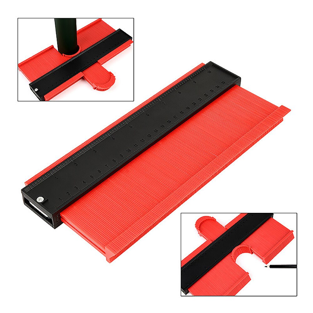 Irregular Contours Gauge Arc Ruler Profile Duplication Gauge Contour Template Plastic Contour Copy Duplicator Measuring Tool