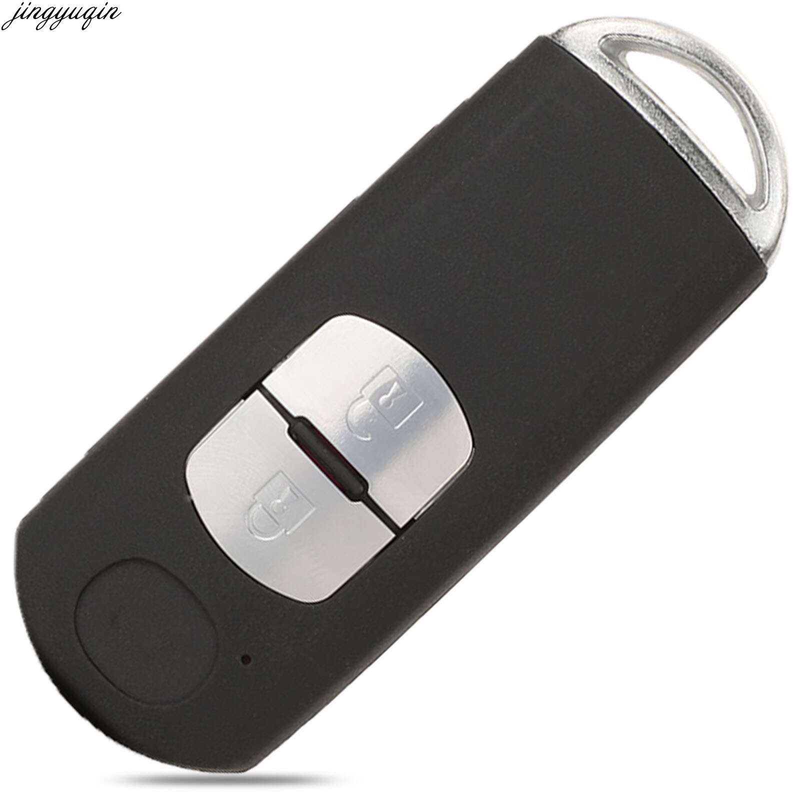 Jingyuqin funda para mando a distancia del coche Shell para MAZDA CX-3 CX-5 Axela Atenza 2/3/4 botones inteligente Fob de reemplazo