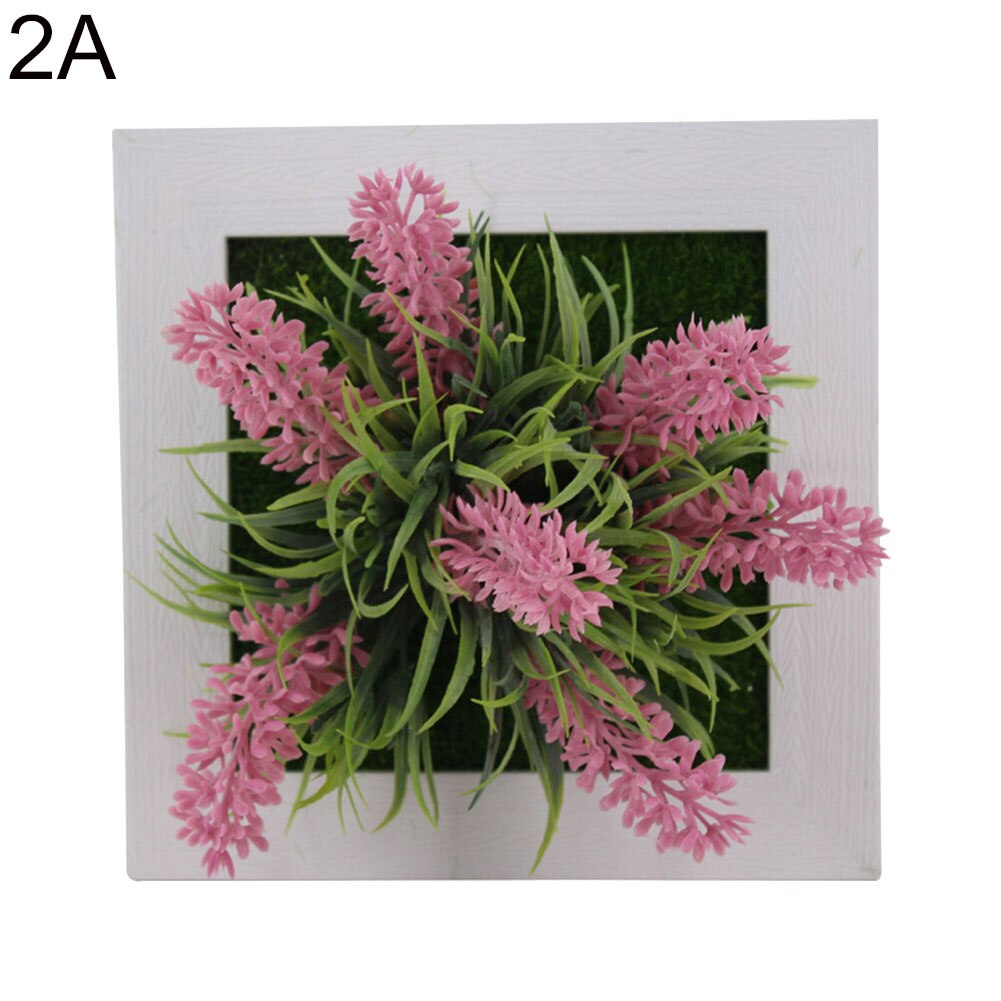 Removable Artificial Flower Plant Frame DIY Wall Decor Frames 3D Wall Sticker Frame Room Home Decoration Wedding Decoration: 2A