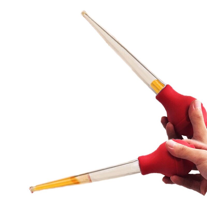 1 stk 30ml plast kalkun baster med en stor silikone pære let grill madlavning værktøjer køkken vigtigt
