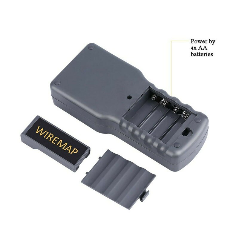 SC8108 Portable LCD Network Tester RJ45 Cat5e Cat6 UTP Unshield LAN Cable Tester RJ11 Phone Cable Meter With LCD Display SC-8108