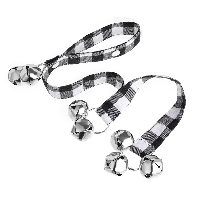 Dog Doorbells Training Potty Adjustable Dog Bells for Potty Training Your Puppy 7 Extra Large Loud DoorBells: White