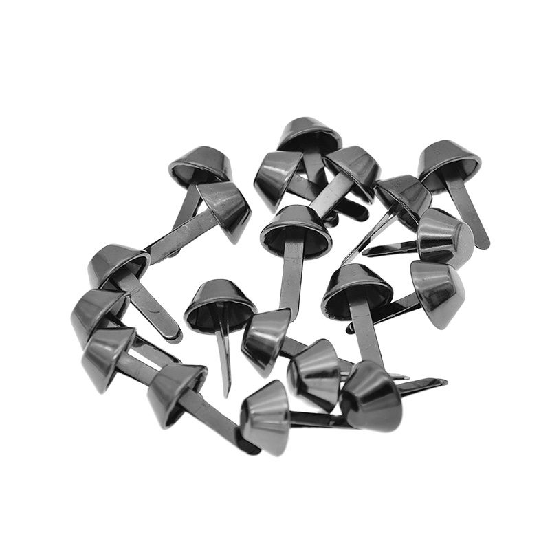 Tachuelas para remaches de 12mm, tachuelas perforadas para bolso de mano, Remaches metálicos decorativos para manualidades de cuero, accesorios del bolso de Metal, 20 Uds.