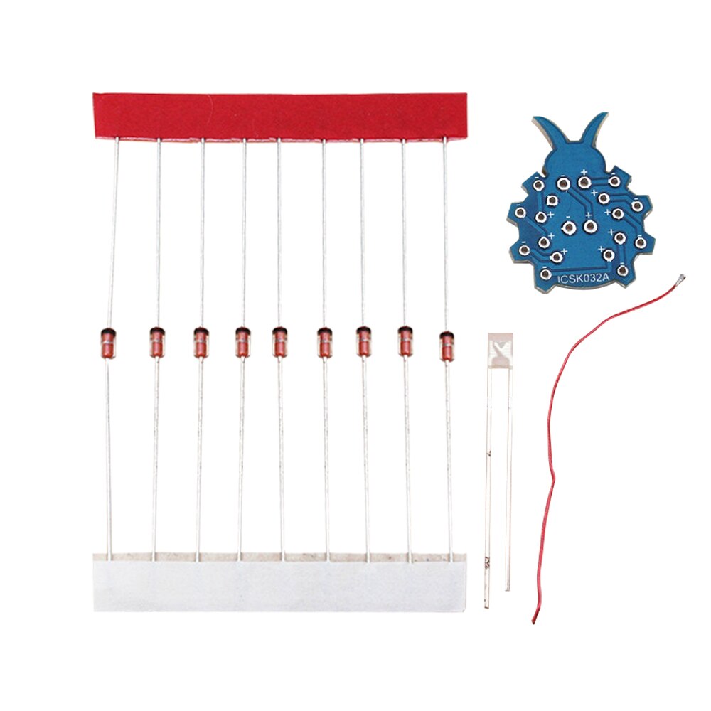 Luz LED para Flash de señal de teléfono móvil, Kit DIY de radiación con fuente de alimentación GSM Mobile ICSK032A sin necesidad de alimentación