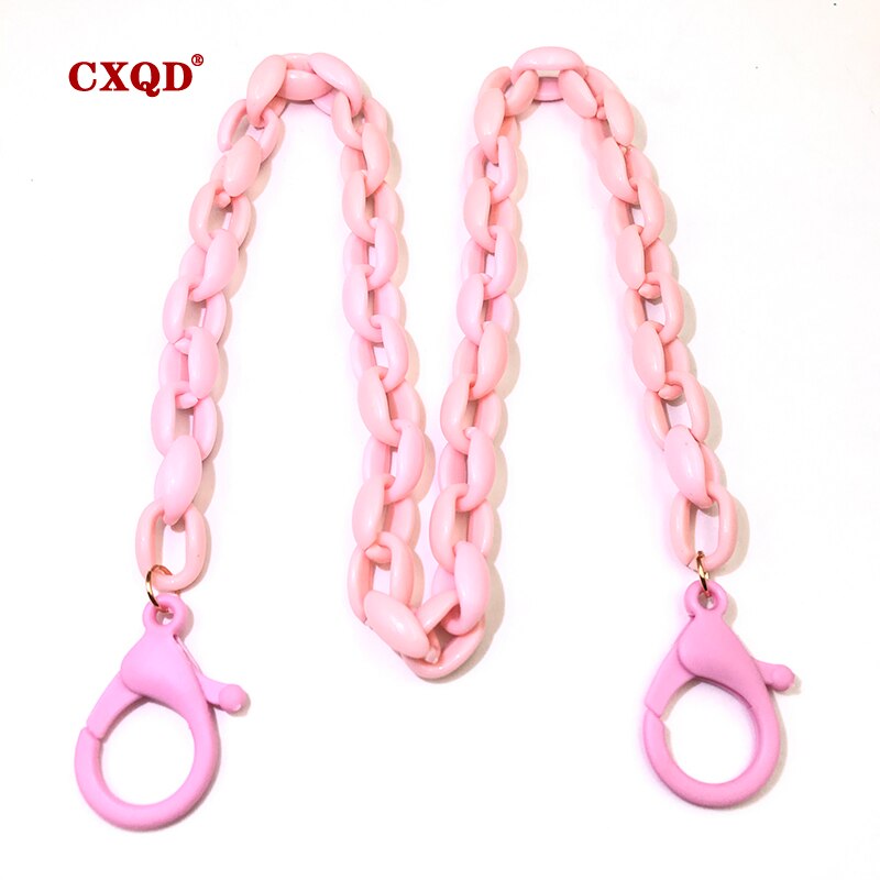 kinder Gesicht Maske Brillen Kette Lanyard Handliche Bequem Halter Seil Anti-verloren Anti Masken hängenden Hals: YMK0001 pink1