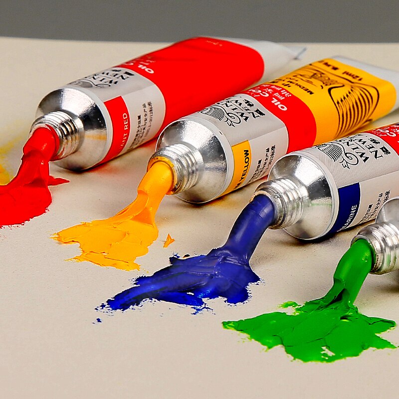 Professionele 12/18 Kleuren Olieverf Set Olieverf Pigment Voor Artist School Student Acuarelas Art Supplies