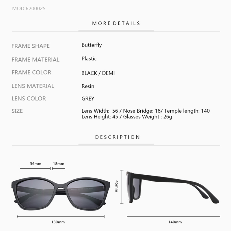 ZENOTTIC Butterfly Bifocal Reading Sunglasses Women Men Presbyopia Eyewear Sun Glasses Reader With Diopter From +100 to +350