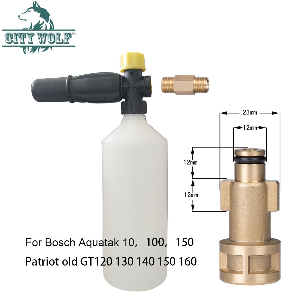 Foam Generator Snow Foam Lance Foam gun Foam Maker Foam Bottle Foam Tank for STIHL RE High Pressure Washer Car Clean Foam Washer: Bosch