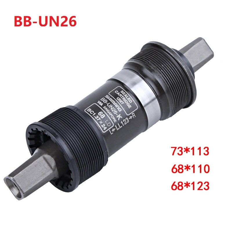 Für SHIMANO BB-UN26 Boden Halterung Platz ist Typ 68/73 MM Fahrrad Achse BB einstellen MTB Berg Straße Fahrrad Teile