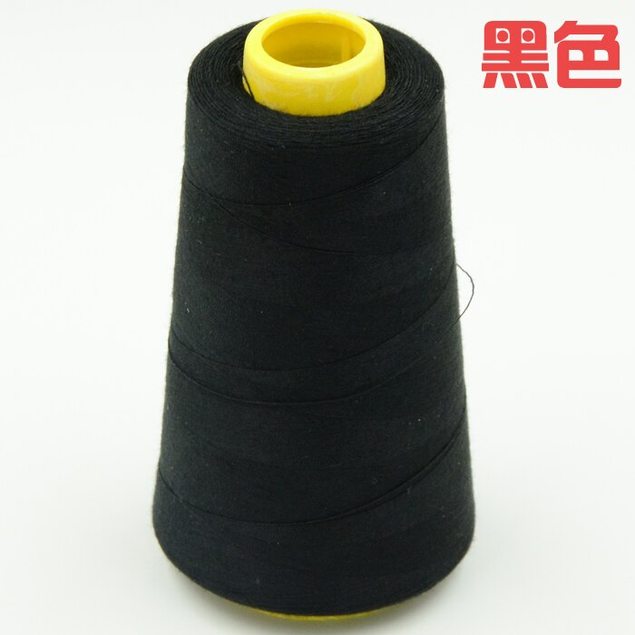 19 different colors handmade thread 2300 yards each as DIY sewing thread kit for hand machine DIY thread: black