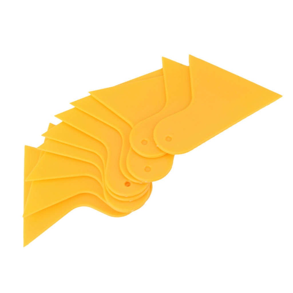 10x Carbon Fibre Vinyl Wrap Film Sheet Wrapping Squeegee Scraper Tool