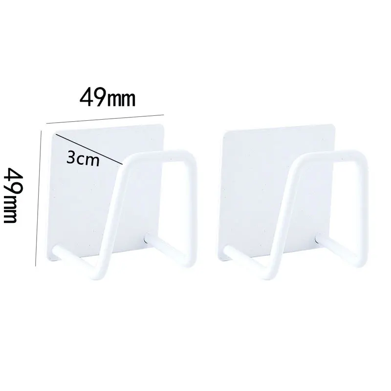 Keuken Spons Rekken Zelfklevende Gootsteen Sponzen Afvoer Droogrek Houders Roestvrij Stalen Muur Haken Thuis Opslag Haak Organisator: plum