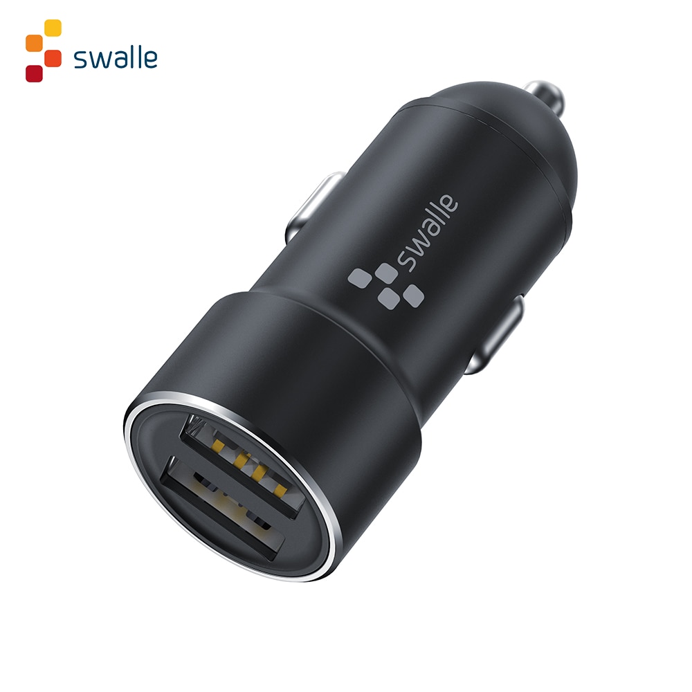 Super Mini Dual USB Auto Ladegerät 3,4 EINE Auto-Styling USB Ladegerät Für Telefon 2 Hafen Schnelle Auto-ladegerät Für praktisch