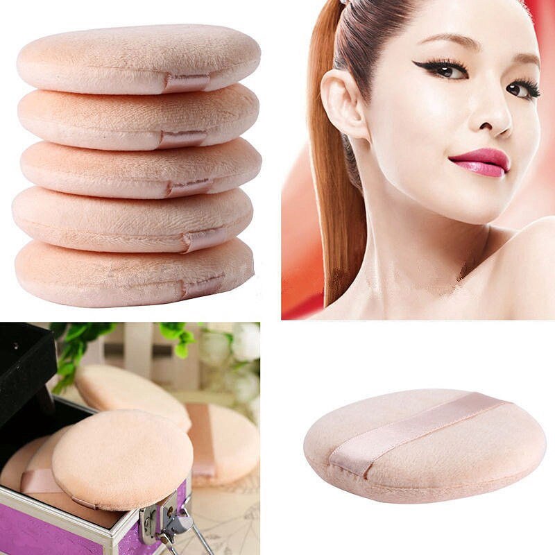 10pcs Round Shape Facial Face Body Powder Foundation Puff Portable Soft Cosmetic Puff Makeup Foundation Sponge Lot