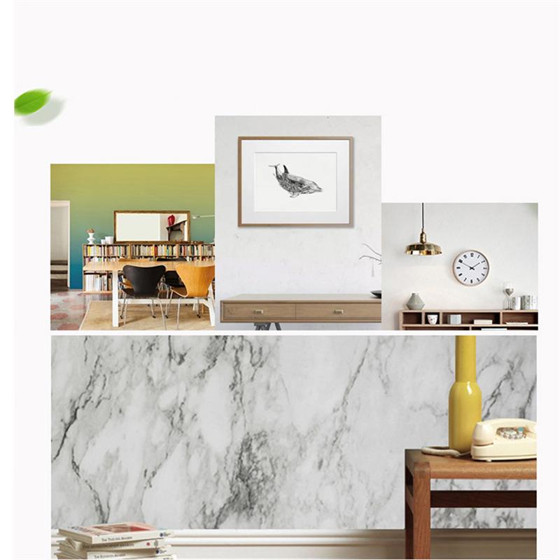 Self Adhesive Wallpaper Marble Stickers Waterproof Heat Resistant Kitchen Countertops Table Furniture Cupboard Wall Paper