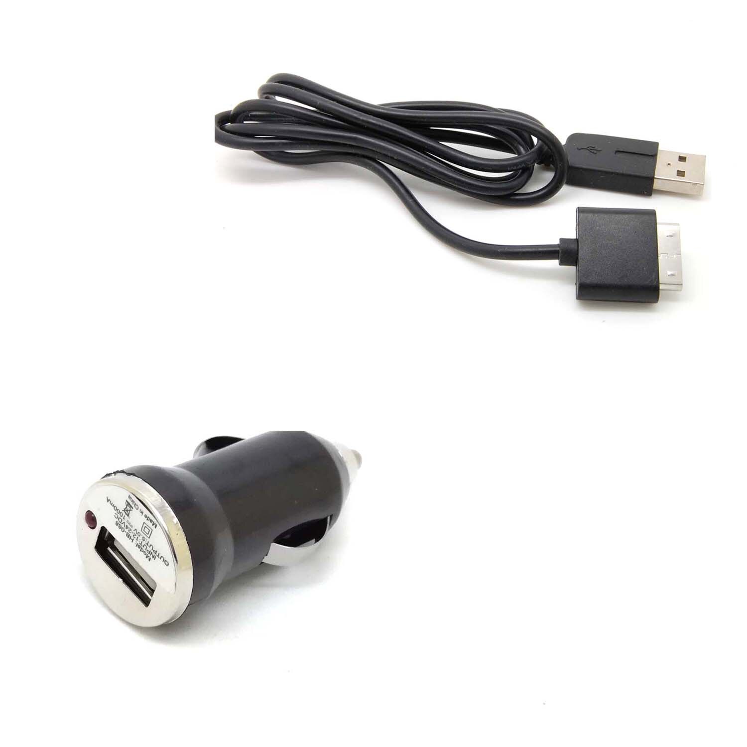 WALL CHARGER & Black USB Sync charger data Cable cord for Sony PSP GO PSGO: CAR charger
