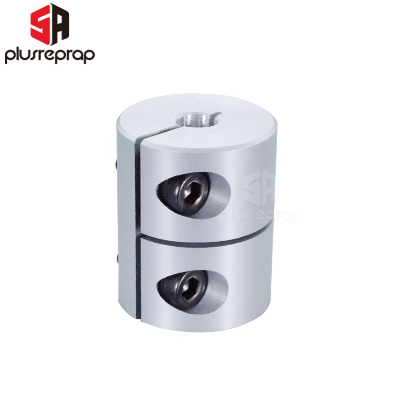 Acoplamento rígido d20 l25 5x8x25mm do servo motor da braçadeira do acoplador do eixo das peças da impressora 3d para o parafuso de ligação cr10 Ender-3 t8