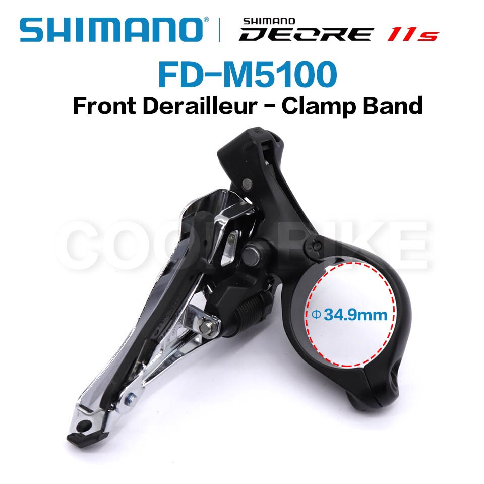 Shimano Deore FD-M5100-D Front Derailleur - 11-Speed Double Side Swing main image 1
