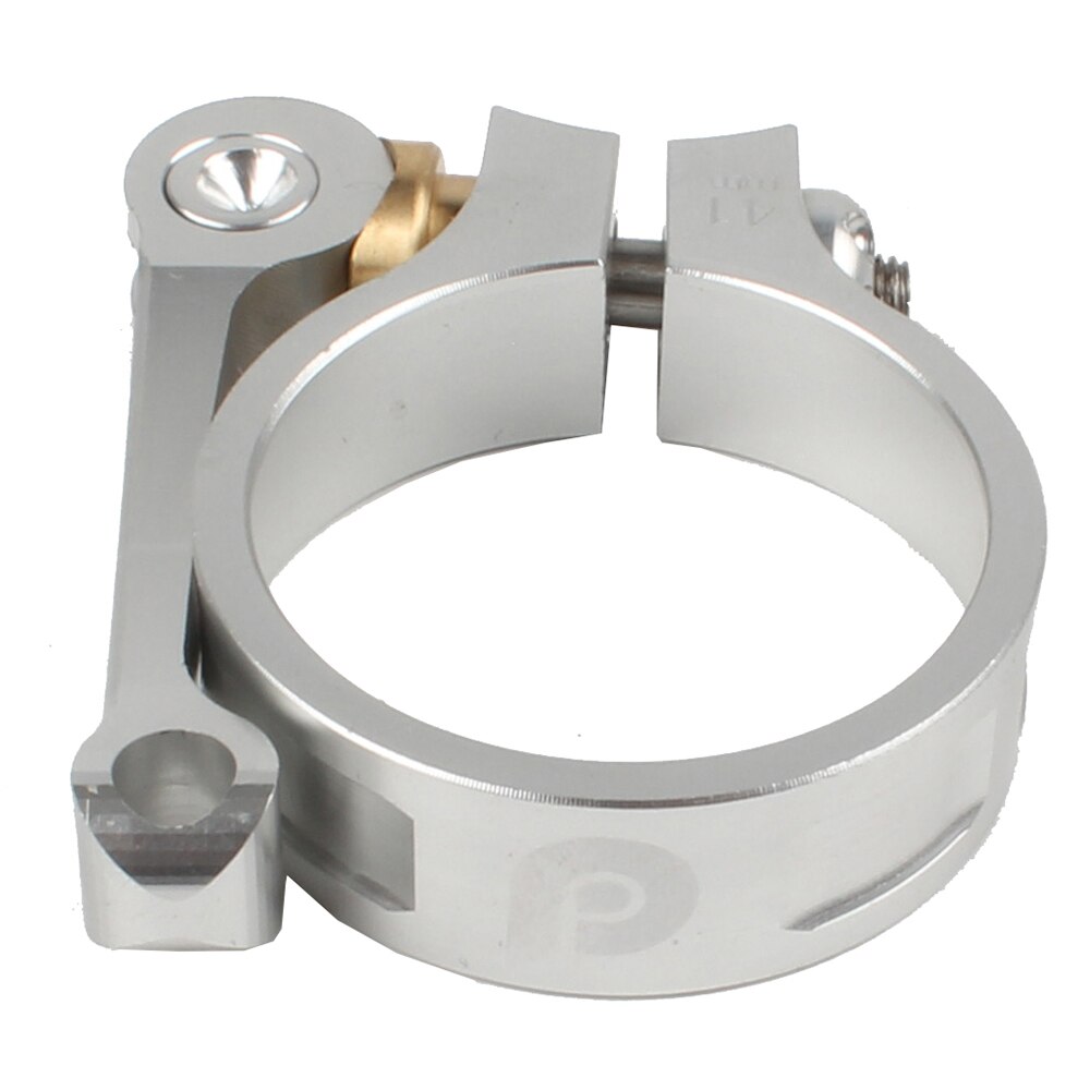 Alu cykel sadelstolp klämma 41.8mm snabbkoppling hopfällbar cykel sadel klämma 4 färger sadel rör stift klämma för 33.9mm sadelstolpe