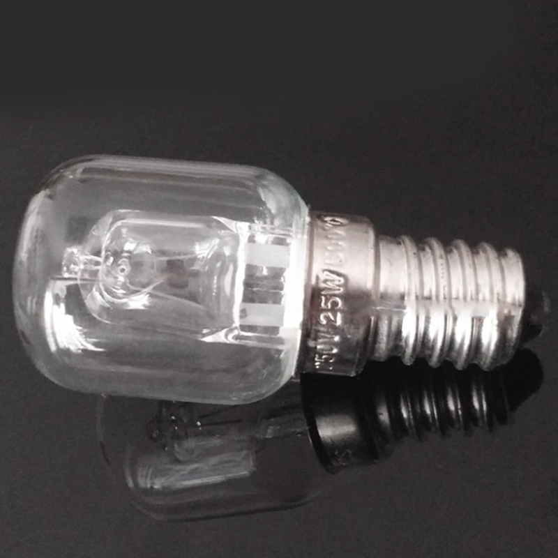 Top E14 High Temperature Bulb 500 Degrees 25W Halogen Bubble Oven Bulb E14 250V 25W Quartz Bulb