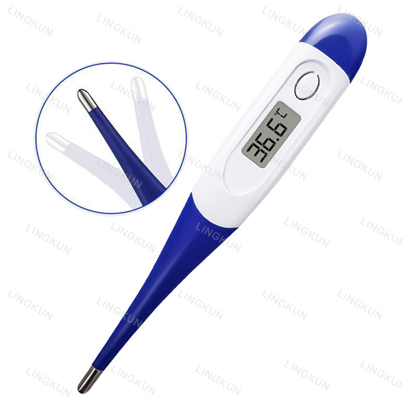 Thermometer voor volwassenen, digitale orale thermometer met zachte kop voor koorts, basale thermometer met 15 seconden snelle aflezing: 4