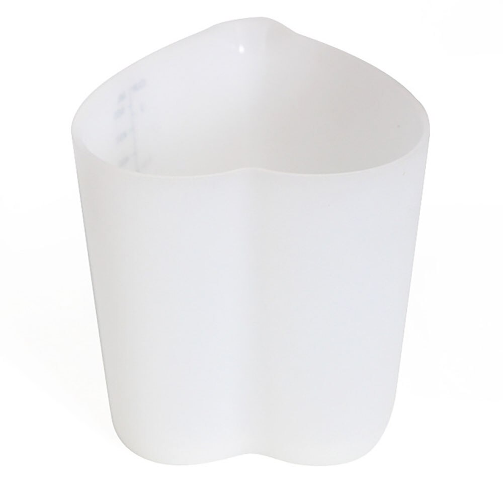 500ML Siliconen Maatbeker Hartvorm Dikker Zachte Ovenvaste Flexibele Pinch Giet Cup Cake Bakken Tools