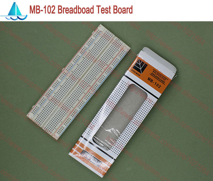 Mb -102 loddefri prototype breadboard  mb102 diy udvikle test pcb pitch :2.54mm 830 tie point protoboard