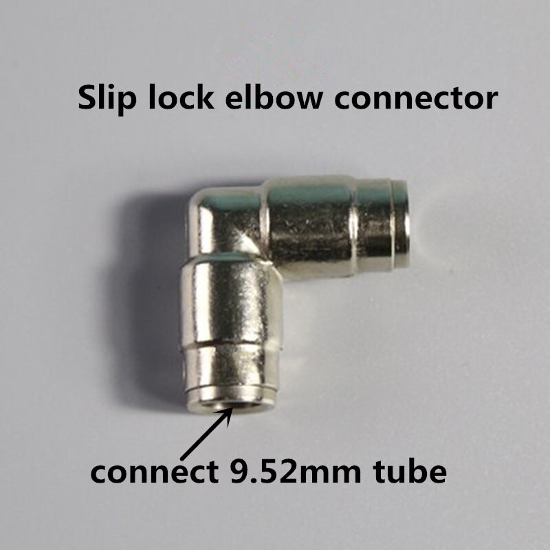 3/8"quick coupling Tee connector,9.52mm water pipe,slip-lock elbow connector,straight connector,switch,spray system accessories: Light Grey