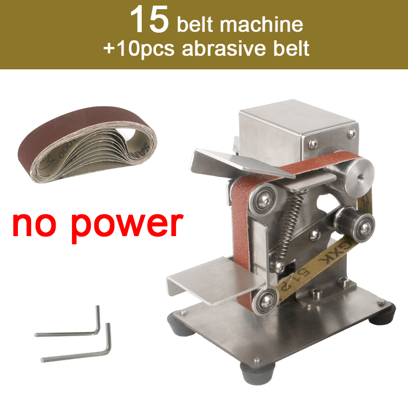 mini szlifierka taśmowa 110V-220V, maszyna robić szlifowania, ostrzenia, szlifowania, elektryczna szlifierka, polerka DIY, DC 12-24V: zielony