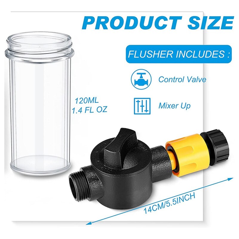 Boat Engine Flush Mixer Liquid Flow Valve Perfect To Flush Outboard And Inboard Engines Connects With Garden Hose