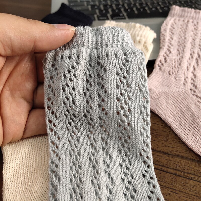5 Kleuren Kinderen Meisje Spaanse Stijl Knie Hoge Sokken. Vintage Baby Peuter In Buis Sokken. Kid 'S Visnetten Sok Baby Socken 0-3Y