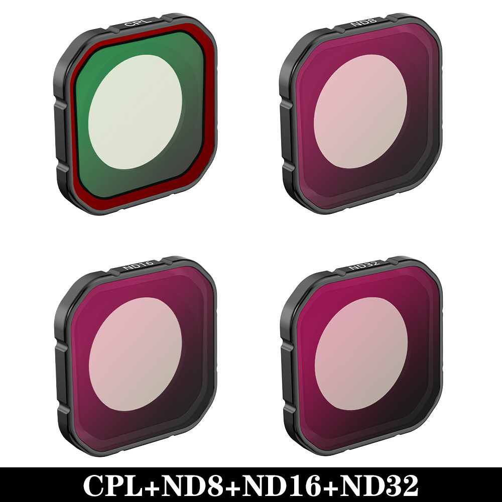 Lensfilterset voor Insta360 ACE Pro 2 UV CPL Polar Neutral Density ND8 16 32 64 Filters Sportcamera Camera-accessoireset: gele kleur