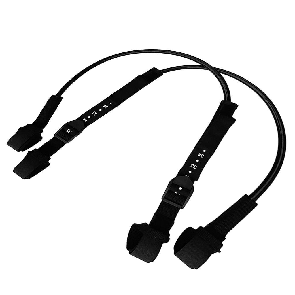 2Pcs/Set Deluxe Black TPU Tubing Windsurfing Harness Line 28-34' Or 22-28' Water Sports Surfing