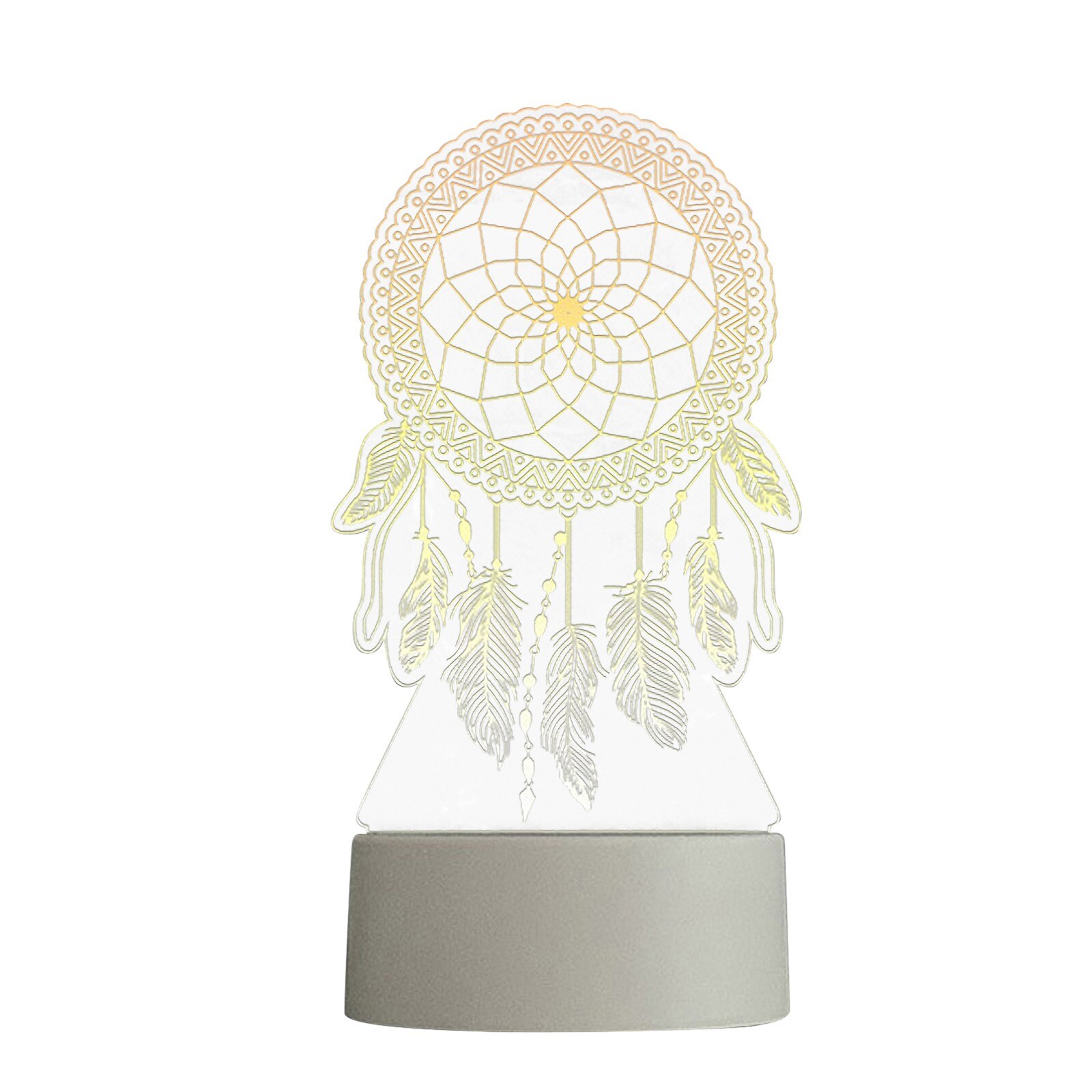 Veilleuse LED 3D avec chargeur USB, attrape-animaux, luminaire décoratif d'intérieur, idéal pour une Table, un bureau ou une chambre à coucher, ou comme de noël