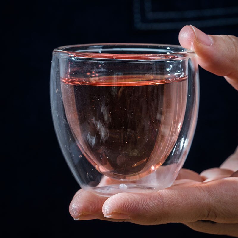 2-18 Stuks Dubbele Wand Hoge Borosilicaatglas Mok Hittebestendige Thee Melk Sap Koffie Water Cup Bar Drinkware Creativiteit Set