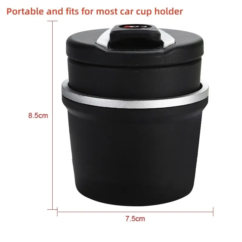 Tragbare LED Rauch Auto Aschenbecher Ashbox Tasse Auto Anzeige Aschenbecher Auto Getränkehalter. Es ist schnell und einfach
