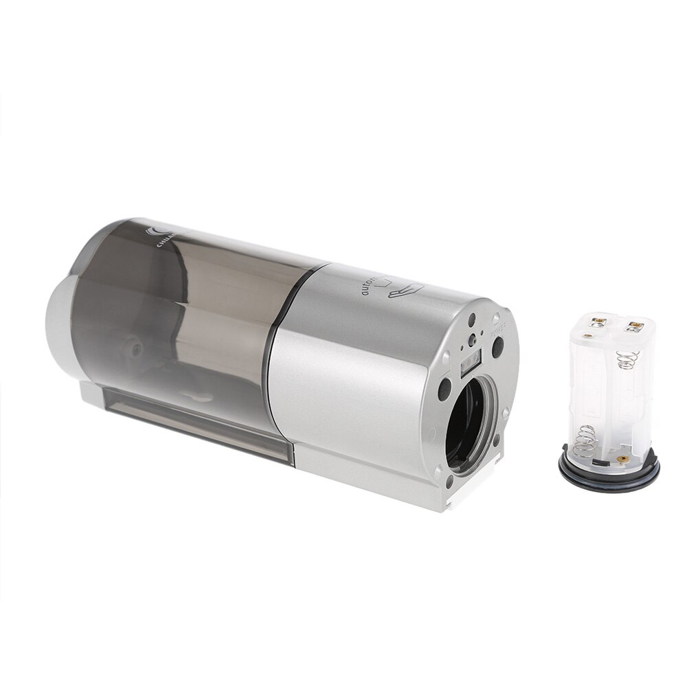 500ml Wall-mounted Single Bottle Automatic Soap Dispenser with IR Sensor Shampoo Box Rest Room Washroom Toilet Washing Liquid