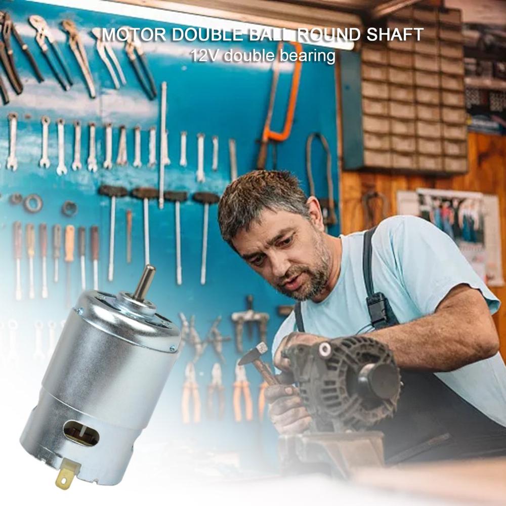 895 motoren dubbele kogel ronde as dubbele lager kogellager tandwielmotor borstel gelijkstroommotor grasmaaier elektromotor
