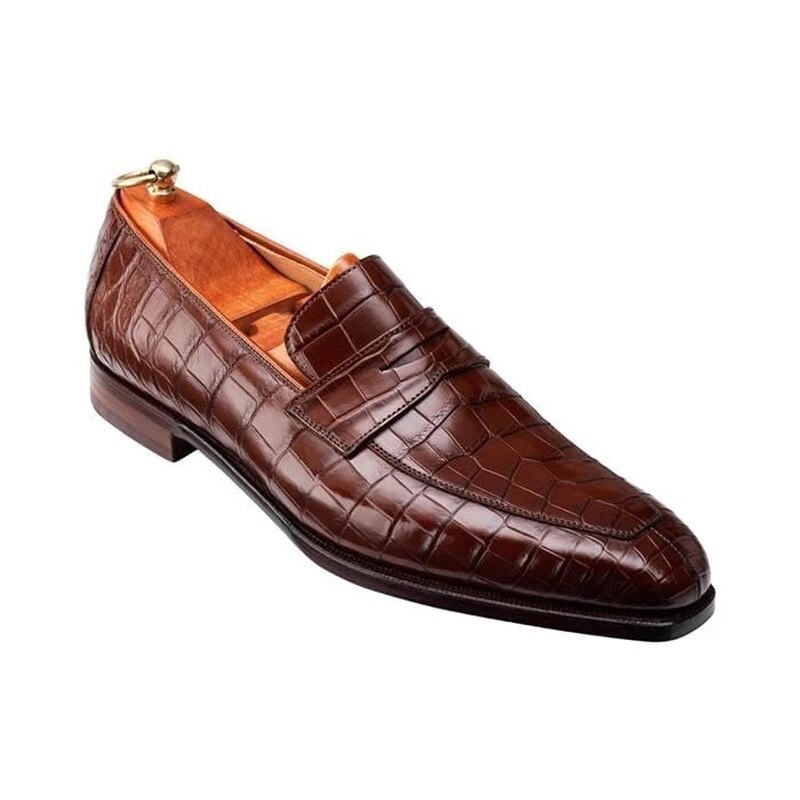 Miesten pu nahkakengät vapaa-ajan kengät mekkokengät brogue kengät kevät nilkkurit vintage klassikko miesten rento  f61
