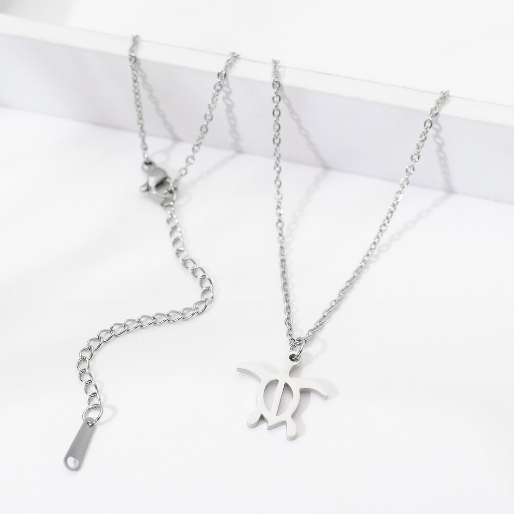 ZMZY złoto srebro kolor 316L ze stali nierdzewnej stalowy wisiorek naszyjnik kobiety biżuteria Boho łańcuch Colar Choker naszyjniki moda artystyczna
