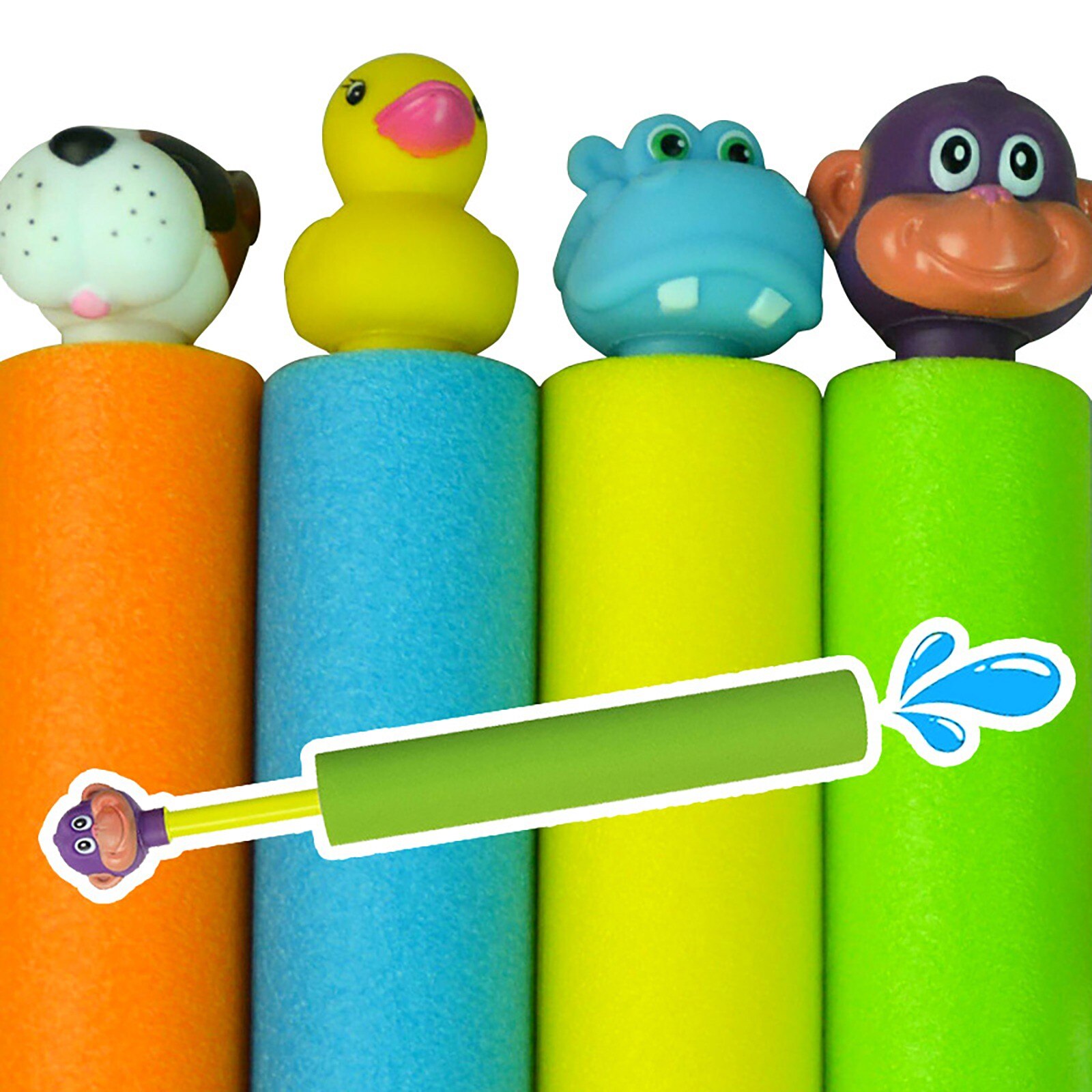4 Pack Wasser Spritzgerät Schaum Wasser Blaster spritzen Sommer Ich bin Freien freundlicher Lustige Spielzeug einstellen freundlicher Schwimmen Schwimmbad Spielzeug Schießen # g30